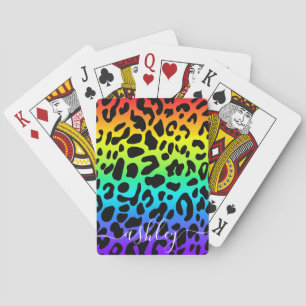 Baralho Impressão Rainbow Lepard