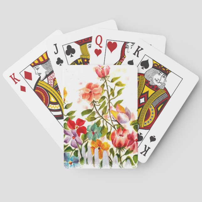 BARALHO IMPRESSÕES DA PATA ATRÁS DOS CARTÕES DE JOGO DA (Verso)