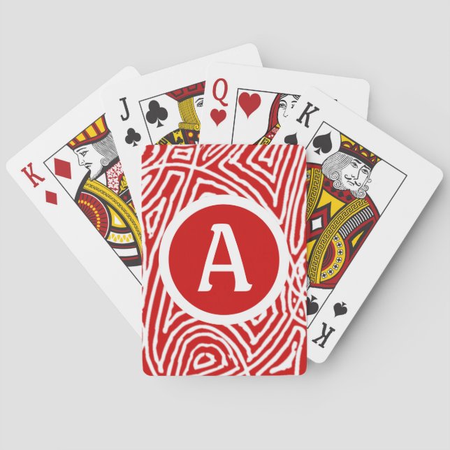 Baralho Impressões digitais iniciais (Verso)