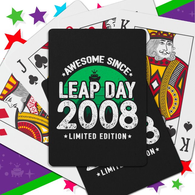 Baralho Incrível Desde 2008 Dia do Ano Leap Fev 29 Anivers (Criador carregado)