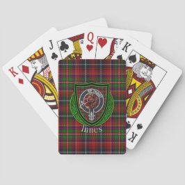 Baralho Innes Scottish Clan Tartan & Crest