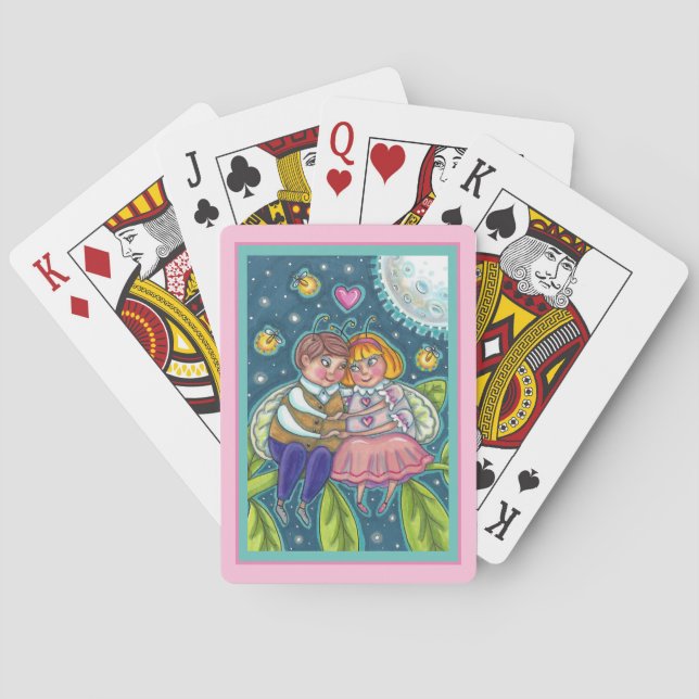 BARALHO INSETOS AMANTES, FIREFLIES E LUA CHEIA, NAMORADOS (Verso)