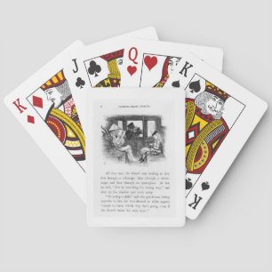 Baralho Insetos do espelho, ilustração 'do Th de Alice