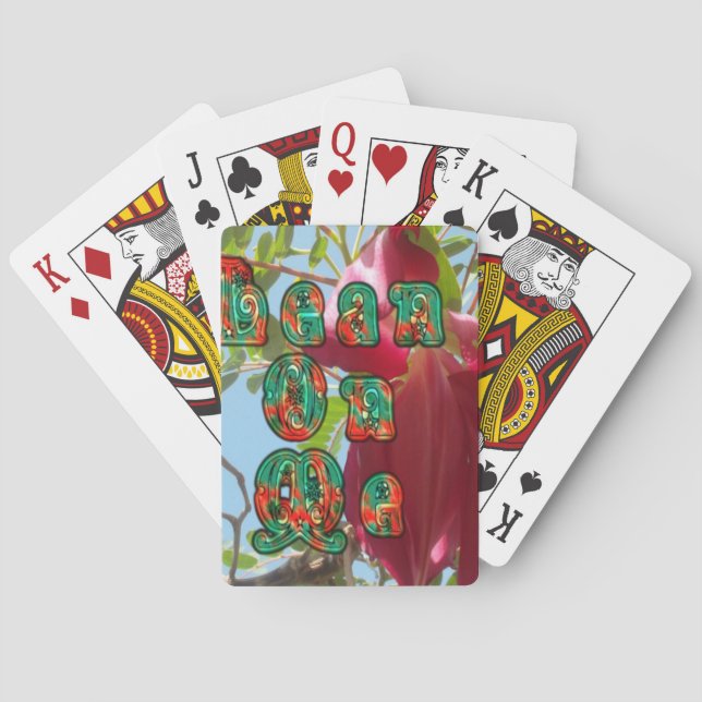 Baralho Inspiron Lean On Me Floral Skyward Art Impressão (Verso)