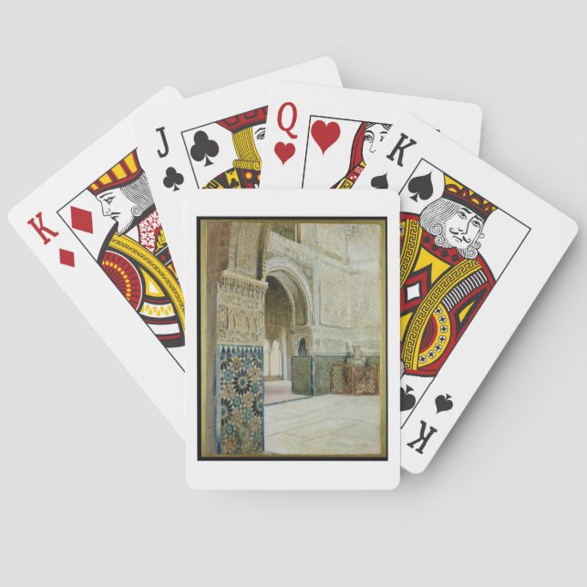 Baralho Interior do Alhambra, Granada (w/c) (Verso)