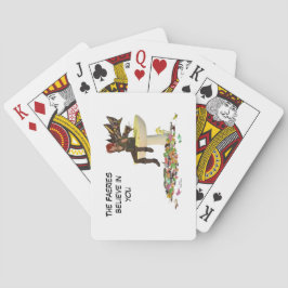 Baralho Irish Boy Fairy Sobre Cartões De Brincadeira