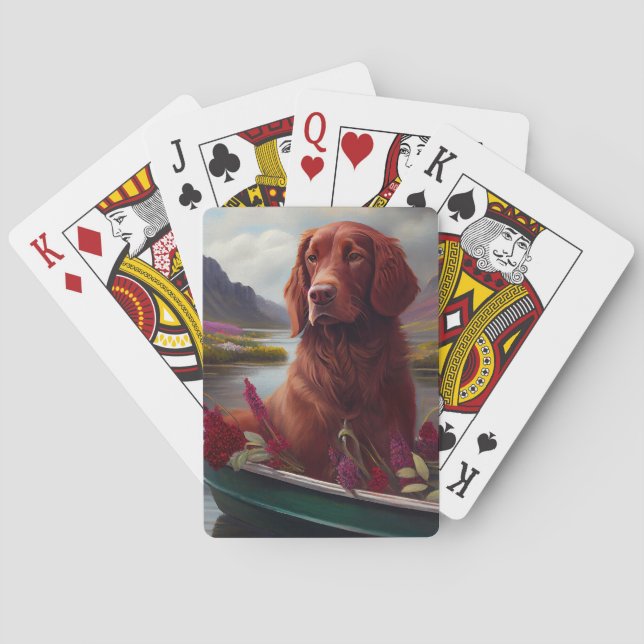 Baralho Irlandês Vermelho em um Paddle: Uma Aventura Cênic (Verso)