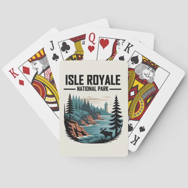 Baralho Isle Royale National Park Scenderness (Verso)