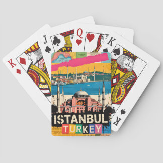 Baralho Istambul Turquia Hagia Sophia Arte Pop Retro Viage