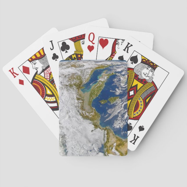 Baralho Itália E O Mar Adriático. (Verso)