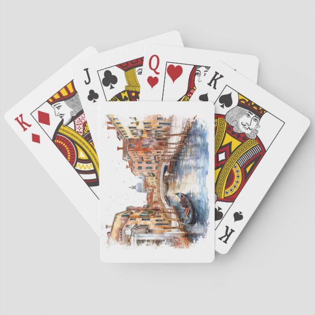 Baralho Itália Jogando Cartões (Verso)