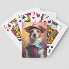 Baralho Jack Russell em Figurino Vibrante