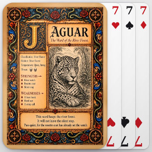 Baralho Jaguar, Arte de Bestiário Medieval