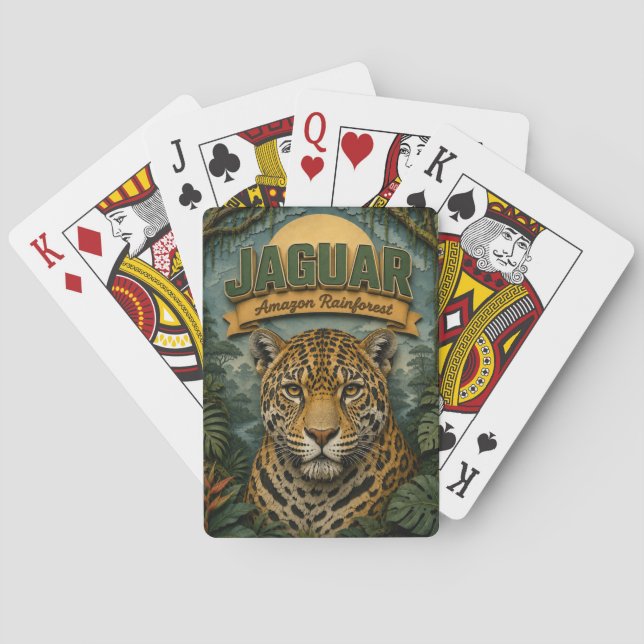 Baralho Jaguar Floresta Amazônica POPCUT (Verso)