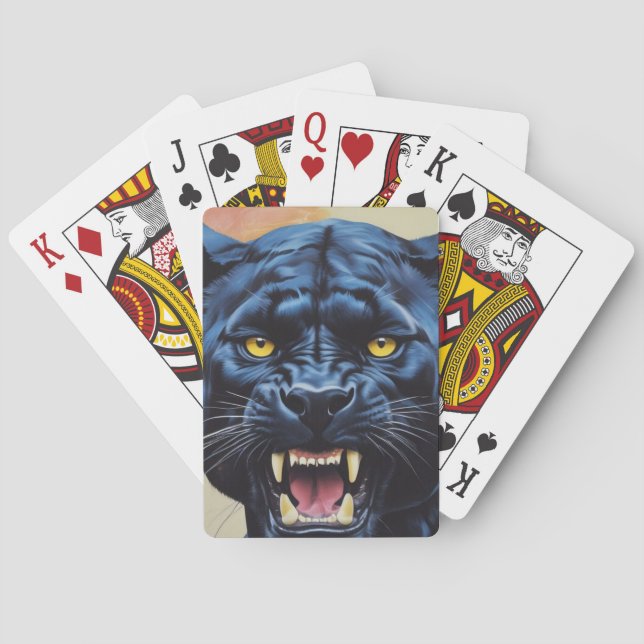 Baralho Jaguar - Pantera Negra (Verso)
