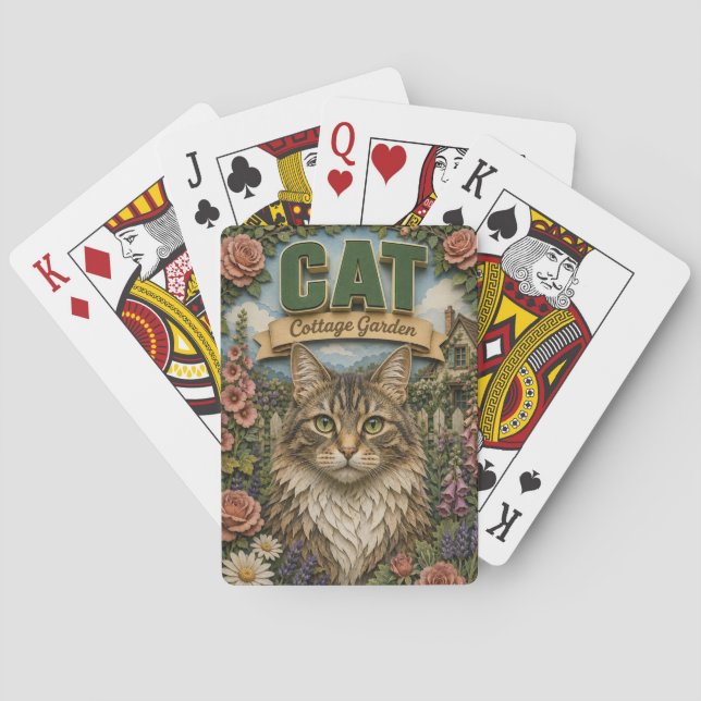 Baralho Jardim da Casa de Gatos POPCUT (Verso)