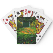 Jardim de Monet, Giverny, França no outono