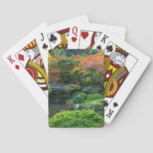 Baralho Jardins Japoneses no Outono em Portland, Oregon 3