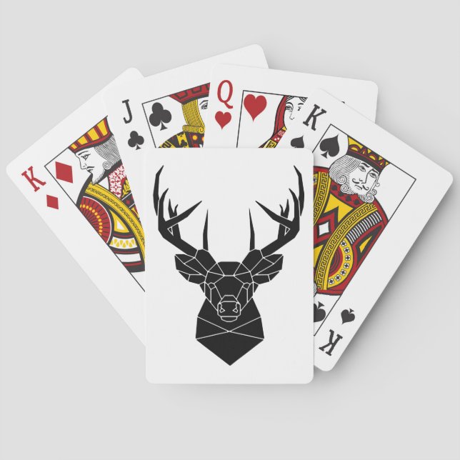 Baralho Jass cards with deer / Jasskarten mit Hirsch (Verso)