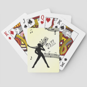 Baralho Jazz Dance Yellow Music Bicycle Play Cards