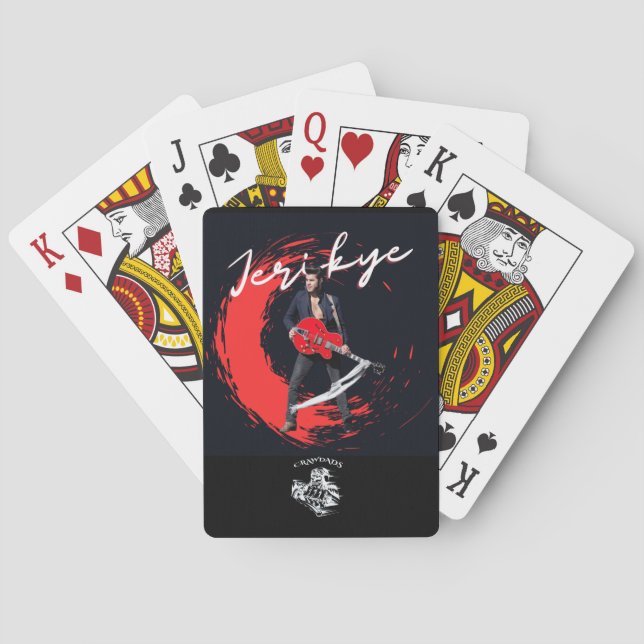Baralho Jerikye e os Crawdads jogando cartas (Verso)