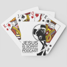 Jesus Desculpem Podcast Jogando Cartões