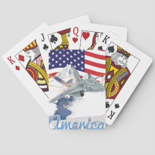 Baralho Jet de caça americano