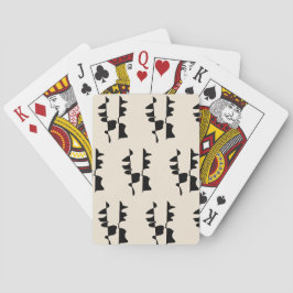 Baralho Jeu de Cartes "Abstrait Dual Face"