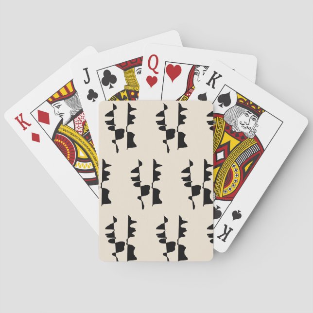 Baralho Jeu de Cartes  "Abstrait Dual Face" (Verso)