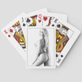 Baralho Jeu de cartes ,Femme nue vue de 3/4 
