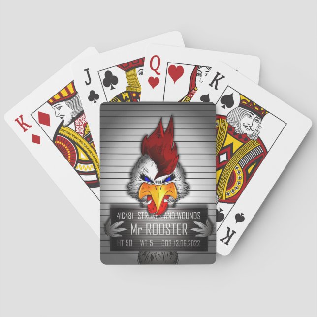 Baralho Jeu De Cartes Mr Rooster (Verso)