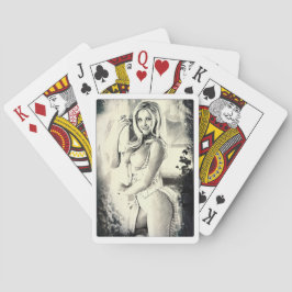 Baralho Jeu de cartes , Nu vintage féminin topless