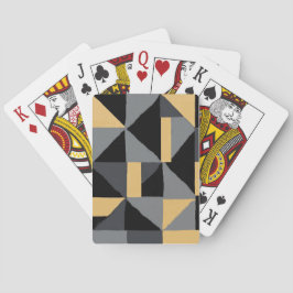 Baralho Jeu de Cartes/Poker Géométrique -  Noir et Or