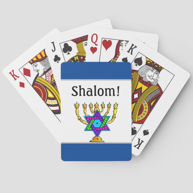 Baralho Jewish Candlesticks   (Verso)