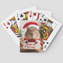 Baralho Jingle All Way Christmas Capybara Playing Card