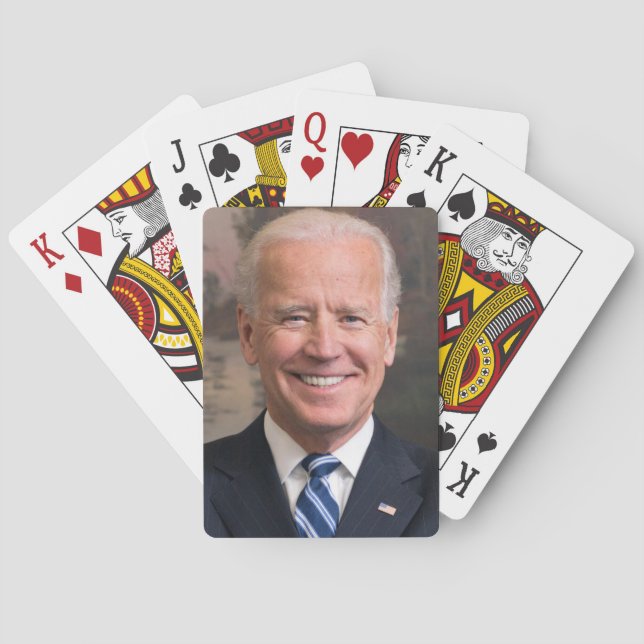 Baralho Joe Biden Retrait Foto (Verso)
