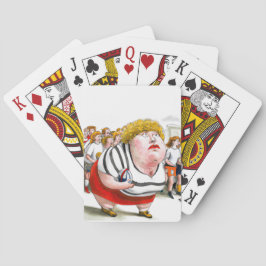 Baralho Jogador de Rugby feminino - Jogando Cartões