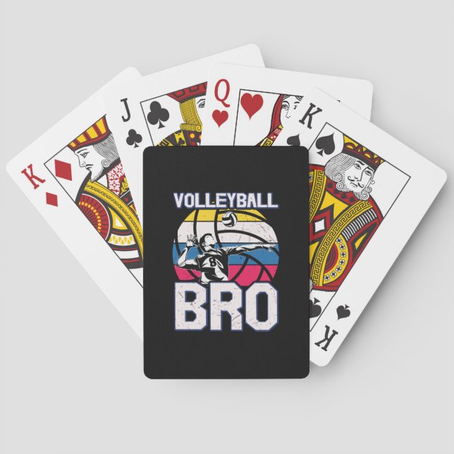 Baralho Jogador de Voleibol | Voleibol Bro (Verso)