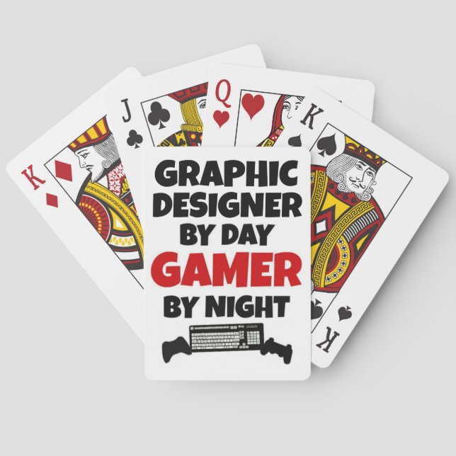 Baralho Jogador do Designer Gráfico (Verso)