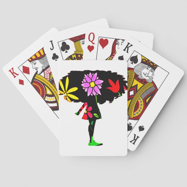 Baralho Jogadores Jogando Cartões (Verso)