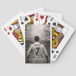 Baralho Jogando cartão com impressão de imagem do jogador