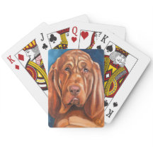 Jogando cartas de pôquer com bloodhound