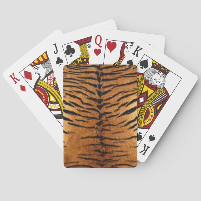 Baralho Jogando Cartas no Tigre (Verso)