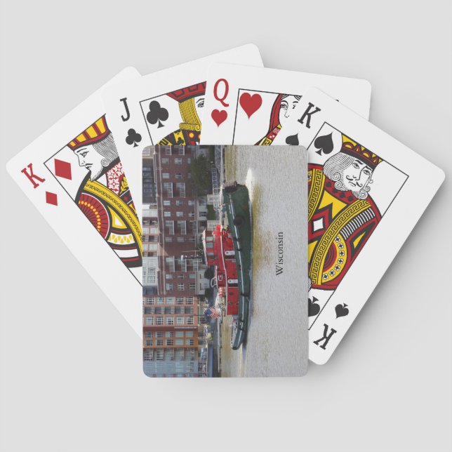 Baralho Jogando cartas no Wisconsin (Verso)