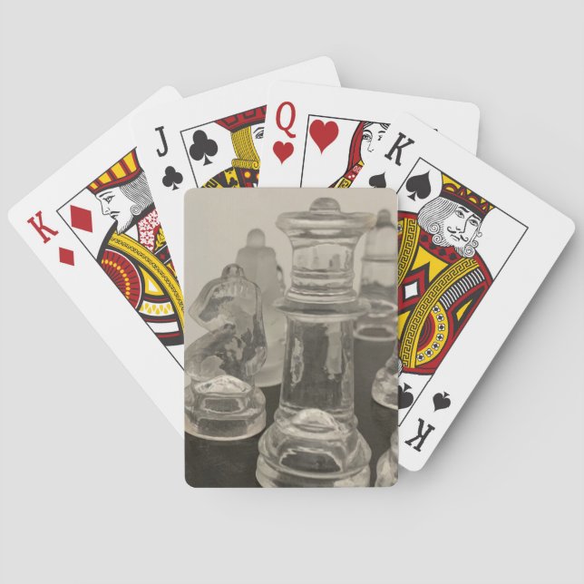 Baralho Jogando Cartões Clássicos. (Verso)