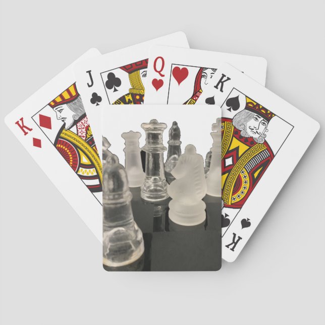 Baralho Jogando Cartões Clássicos. (Verso)