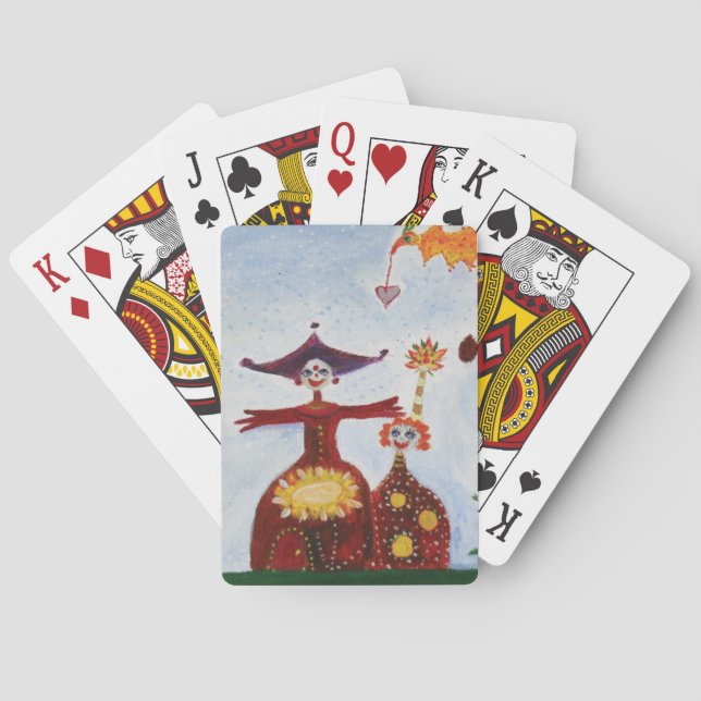 Baralho Jogando Cartões Me Abrindo (Verso)