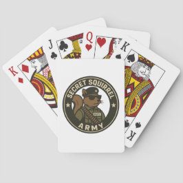 BARALHO JOGANDO CARTÕES SEGREDO EXÉRCITO SQUIRREL