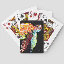 Jogando Cartões/Tartaruga Marinha