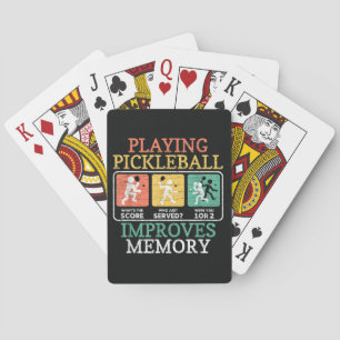 Baralho Jogar Pickleball Melhora a Memória